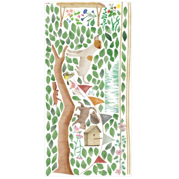 Mimi'lou Muursticker La Balancoire Schommel XL (2)