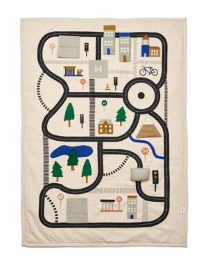 Adonna activity playmat to go_LW18455_1553 Liewood Speelkleed Activity Speelmat Adonna Road Map 5715493138127 (1)