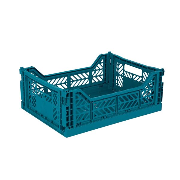 AyKasa Opvouwbare Krat Midi - Peacock Green 4260704161636 (1)