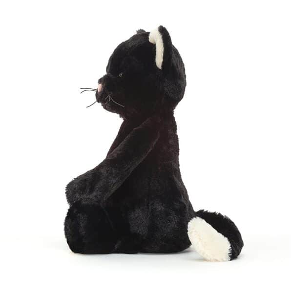 BAS3BKIT Jellycat Bashful Kitten Black - Knufel Kat 670983135404 (2)
