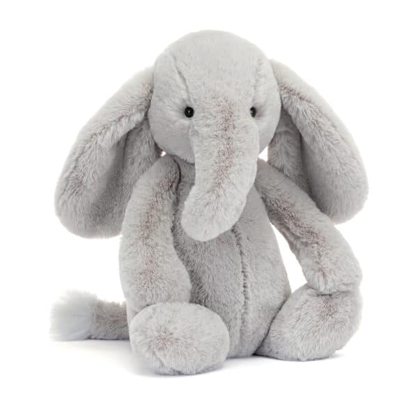 BAS3ELE Jellycat Bashful Knuffel Olifant Luxe Thuddeus Original 670983160192 (1)