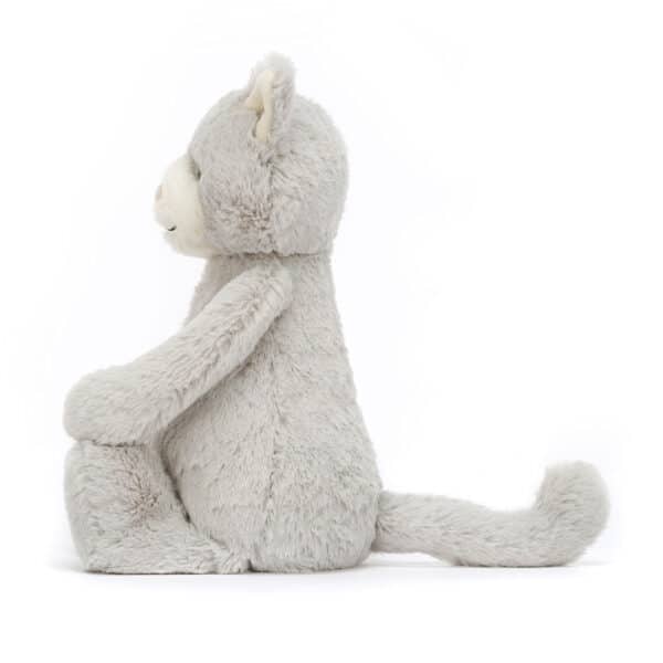 BAS3KYNN Jellycat Bashful Knuffel Kat Grey Kitty Medium 670983153408 (3)