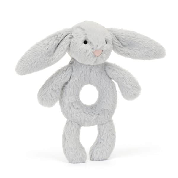 BRR4BS Jellycat Bashful Rammelaar Konijn Silver Bunny 670983153248 (1)