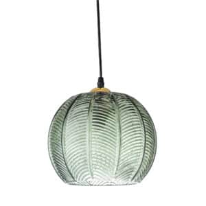 Bloomingville Hanglamp Glas Adar Groen - 30706089 (1)