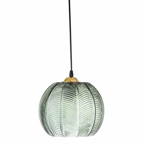 Bloomingville Hanglamp Glas Adar Groen - 30706089 (3)