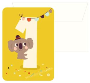 Bora Verjaardagskaart 1 jaar Koala 8719992075560