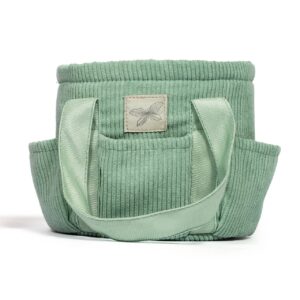 ByAstrup Stokpaard Verzorgingstas Corduroy Groen 5706798843687 - 184368 (1)
