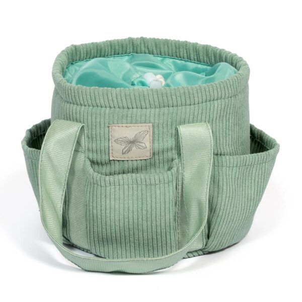 ByAstrup Stokpaard Verzorgingstas Corduroy Groen 5706798843687 - 184368 (3)