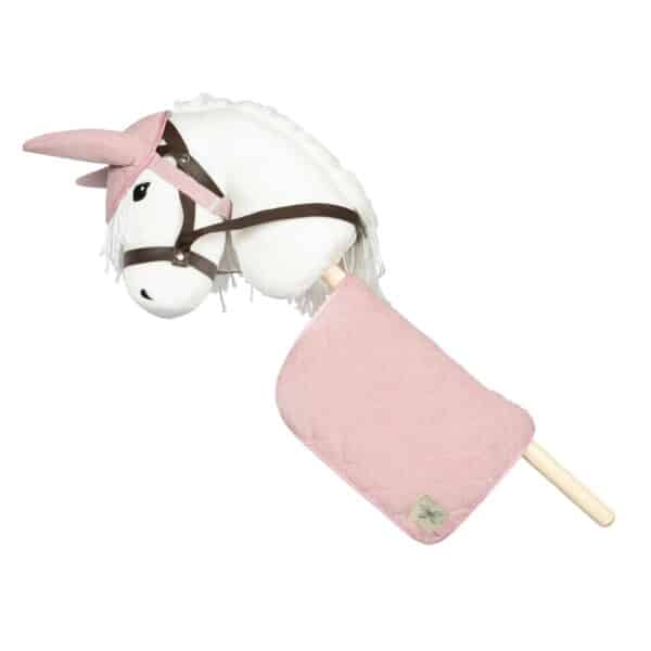 ByAstrup Stokpaard Zadeldekje en Muts Corduroy Roze 5706798843724 - 184372 (2)