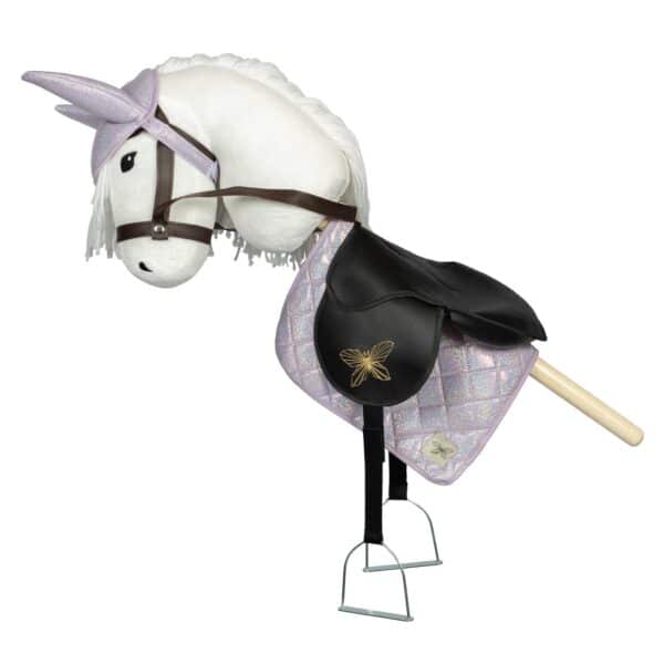 ByAstrup Stokpaard Zadeldekje en Muts Glitter Lila 5706798843717 - 184371 (3)