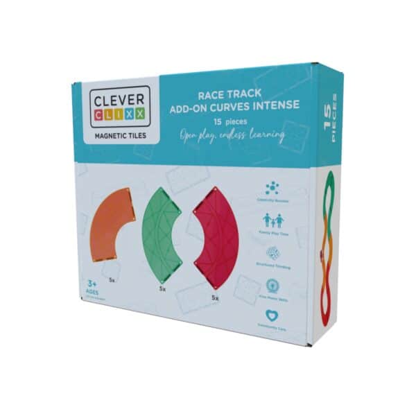 Cleverclixx Race Track Add On Curves Intense 15 stuks 6096734294208 (1)