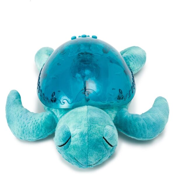 Cloud B Tranquil Turtle Aqua Schildpad Muzikale Babyprojector Oplaadbaar 3700552320324