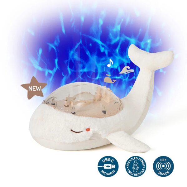 Cloud B Tranquil Whale Wit Walvis Muzikale Babyprojector Oplaadbaar 3700552320515 (1)