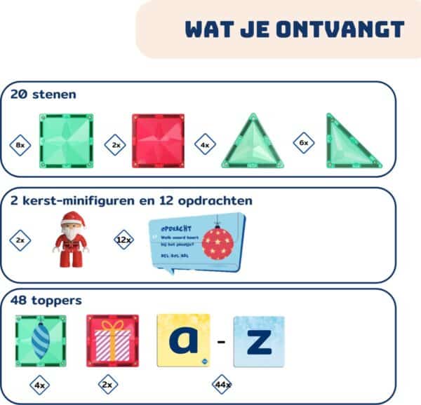 Coblo Adventkalender Magnetisch Speelgoed 8720938018190