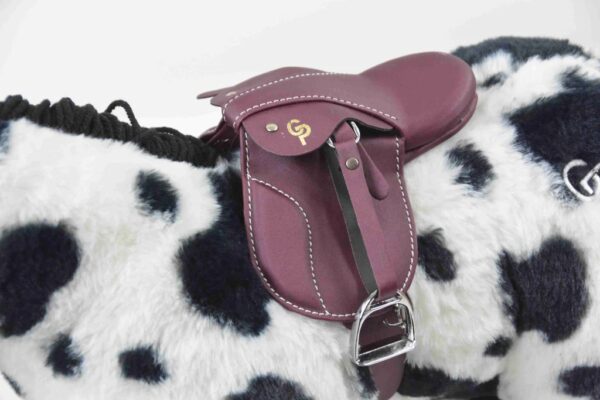 Crafty Ponies Advanced Zadel Raspberry (3)