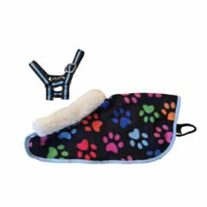 Crafty Ponies Deken Set Hondenpootjes 096137464468 - 1