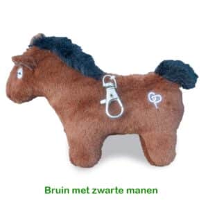 Crafty Ponies Sleutelhanger Paard Bruin met Zwarte Manen 6152327893897