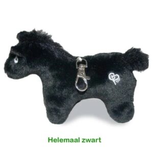 Crafty Ponies Sleutelhanger Paard Zwart 6152327985998
