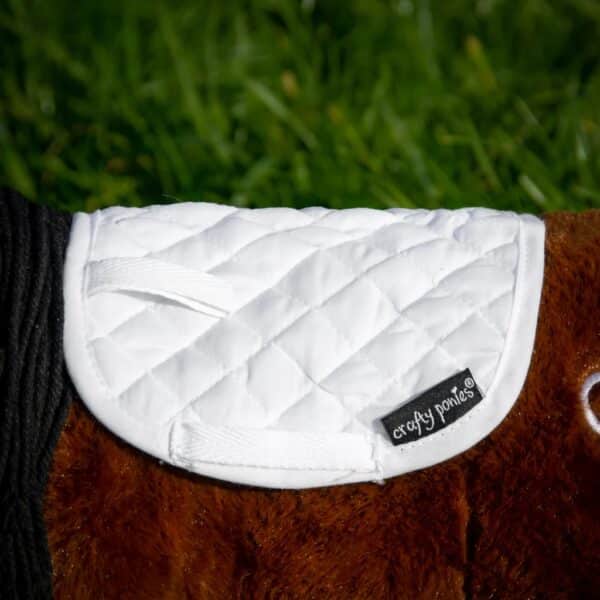 Crafty Ponies Zadeldek Premium Sjabrak Wit 7141092987930 - 1
