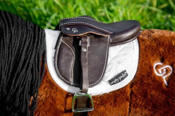 Crafty Ponies Zadeldek Premium Sjabrak Wit 7141092987930 - 4