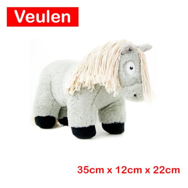 Crafty Pony Veulen Knuffel Grijs 1