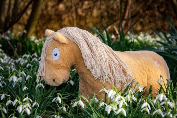 Crafty Pony Veulen Knuffel Wildkleur met Witte manen 6