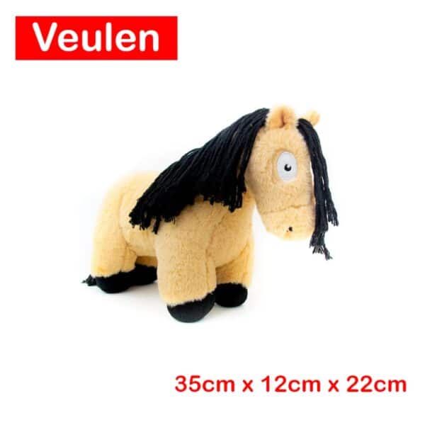 Crafty Pony Veulen Knuffel Wildkleur met zwarte manen 1