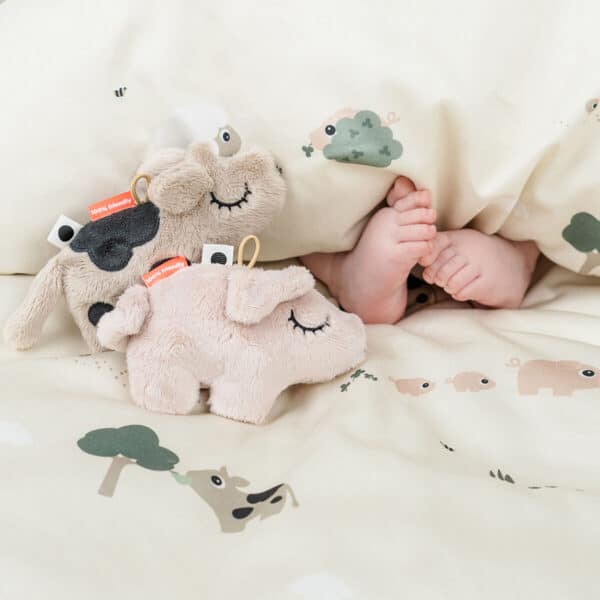 Done by Deer Rammelaar Varken Sensory Rattle Pigee Powder 5712643057055