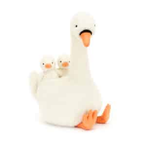 FEA2S Jellycat Knuffel Zwaan Featherful Swan 670983152456 (1)