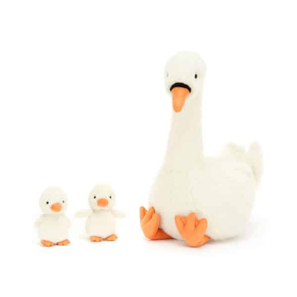 FEA2S Jellycat Knuffel Zwaan Featherful Swan 670983152456 (5)