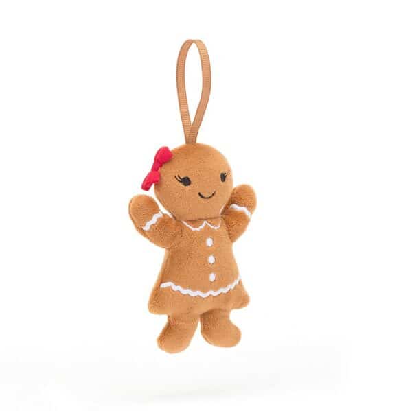 FFH6GW Jellycat Kerst Knuffel Festive Folly Gingerbread Ruby 670983148077 - (2)