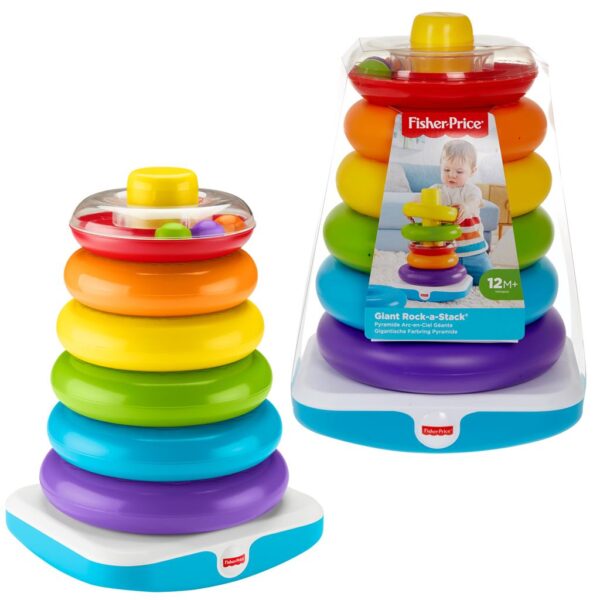 Fisher Price Stapelringen Kleurenringpiramide XL 0887961818994 (1)