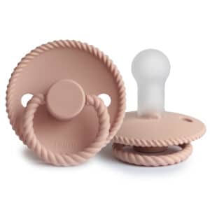Frigg Speen Siliconen Rope Maat 1 - Blush 5715239012315 - 70.3100.00 - (1)