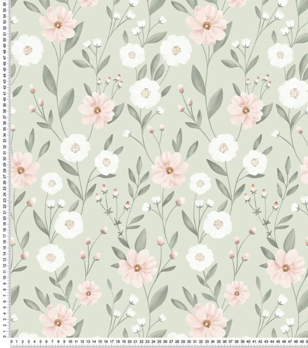 H0788 Lilipinso Eden Behang Floral Blossom Green 3700412477786 (4)