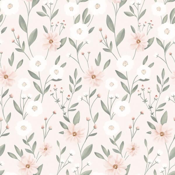 Lilipinso Eden Behangstaal Floral Blossom Pink 3700412477779