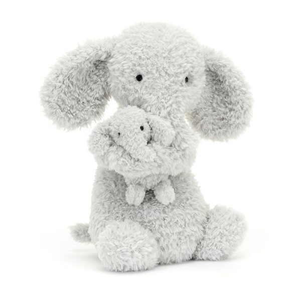 HUD2EG Jellycat Huddles Knuffel Olifant met Baby 670983146073 (1)