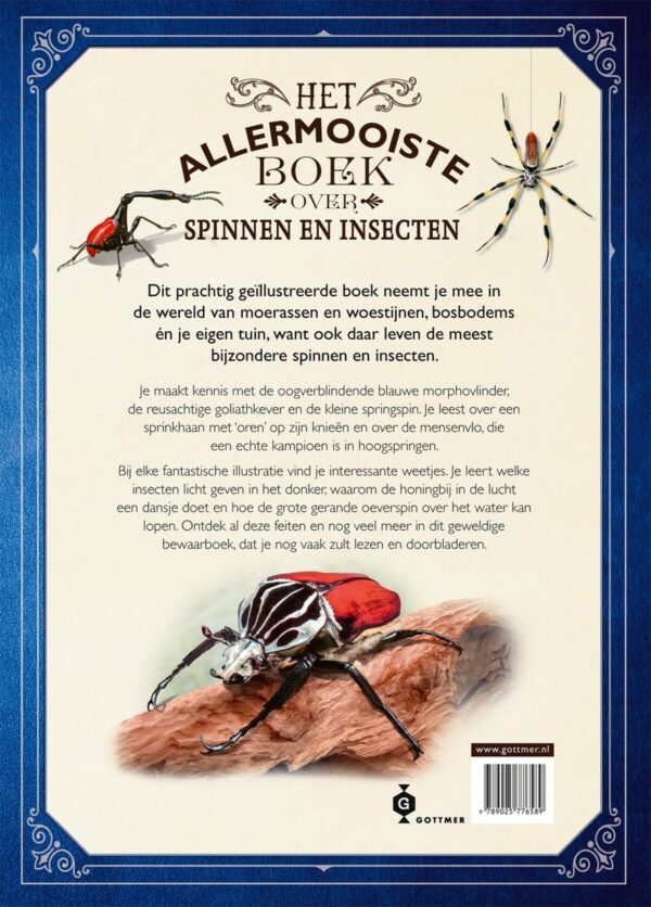 Het Allermooiste boek over Spinnen en Insecten 9789025776589
