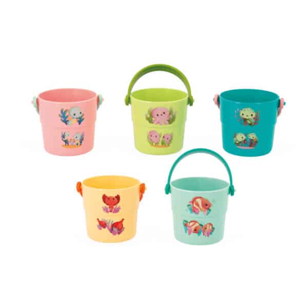 Janod Badspeelgoed Bademmertjes Baby Dieren 3700217347222 - 114722 (1)
