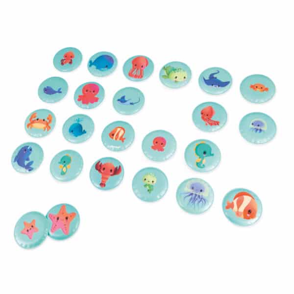 Janod Badspeelgoed Memory Baby Dieren 3700217347239 - 114723 - (2)