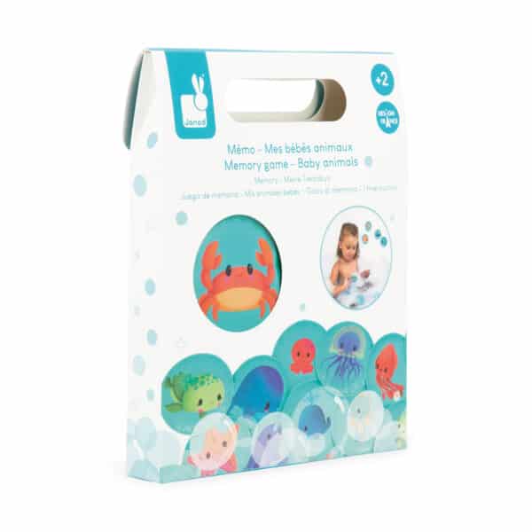 Janod Badspeelgoed Memory Baby Dieren 3700217347239 - 114723 - (4)