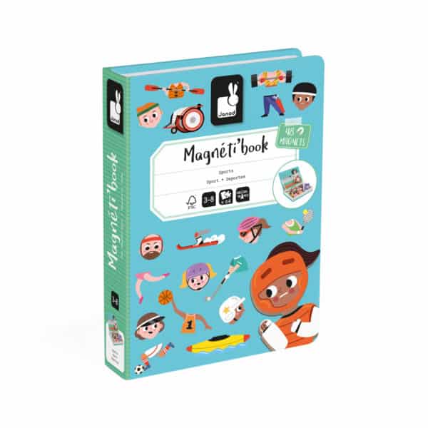 Janod Magneetboek Magneti - Sporten 3700217325961 - 112596 - (1)