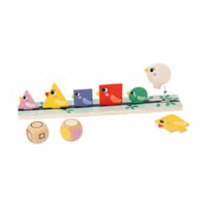 Janod Montessori Vogels Sorteren op Kleur 3700217350895 - 115089 - (1)