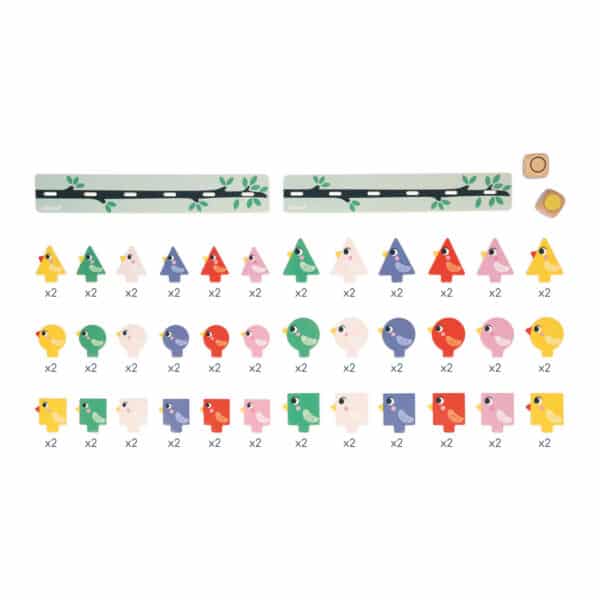 Janod Montessori Vogels Sorteren op Kleur 3700217350895 - 115089 - (4)