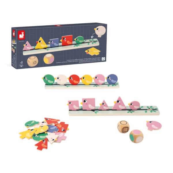 Janod Montessori Vogels Sorteren op Kleur 3700217350895 - 115089 - (8)