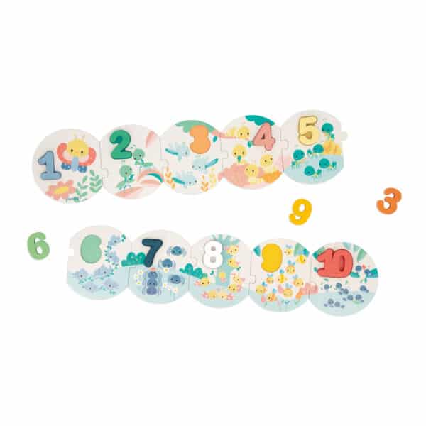 Janod Pure Mijn Eerste Puzzel met Cijfers +2jr 3700217380427 - 118042 - (7)