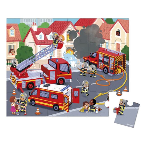 Janod Puzzel De Brandweer +3jr 3700217326050 - 112605 - (1)