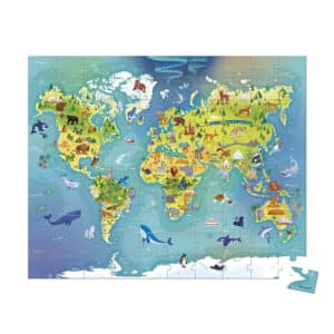 Janod Puzzel De Wereld +6jr 3700217326074 - 112607 - (1)