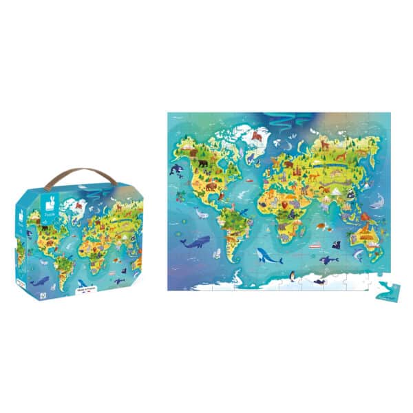 Janod Puzzel De Wereld +6jr 3700217326074 - 112607 - (3)
