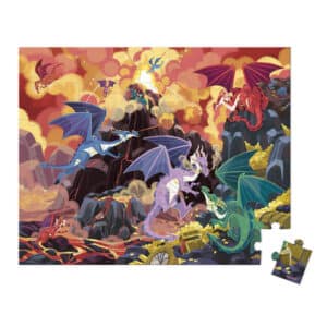 Janod Puzzel Vurige Draken +5jr 3700217326098 - 112609 - (1)