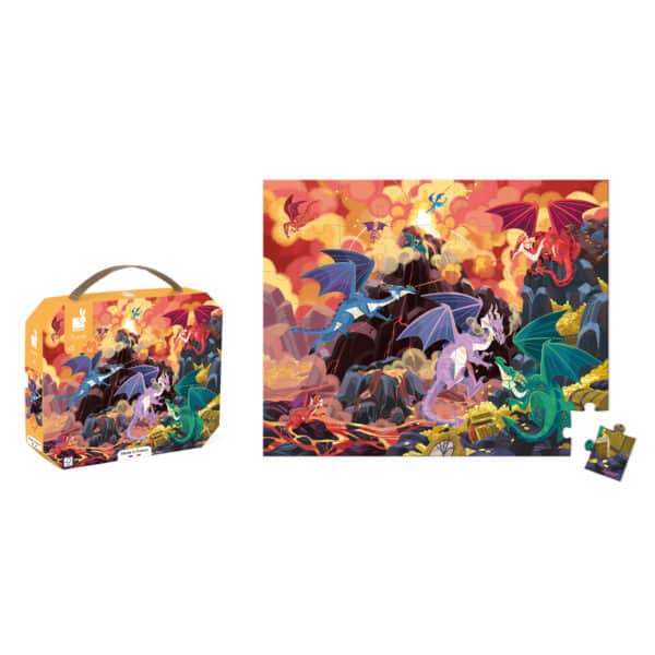 Janod Puzzel Vurige Draken +5jr 3700217326098 - 112609 - (3)